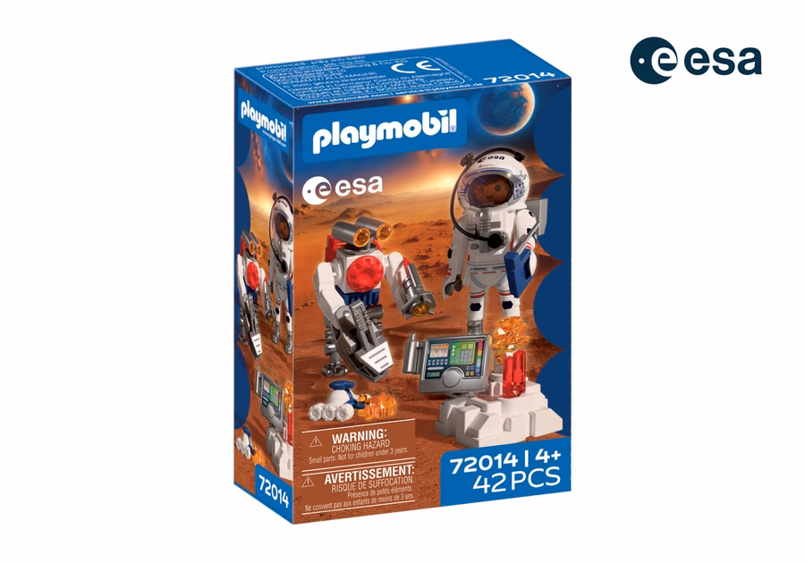 ESA: Astronauta con robot