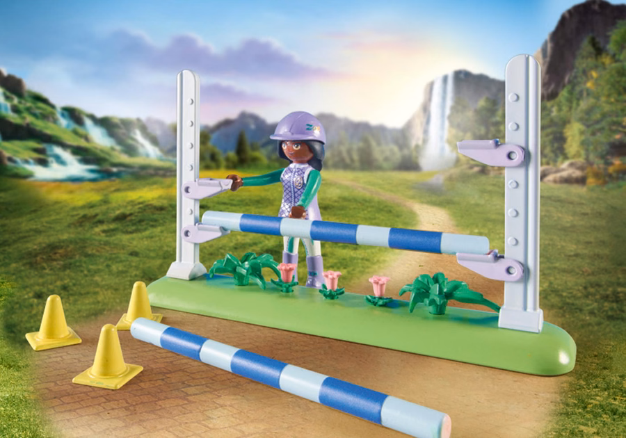 Pista de saltos con Zoe y Blaze