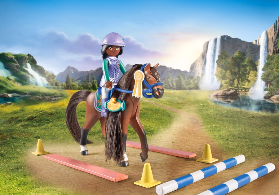 Pista de saltos con Zoe y Blaze