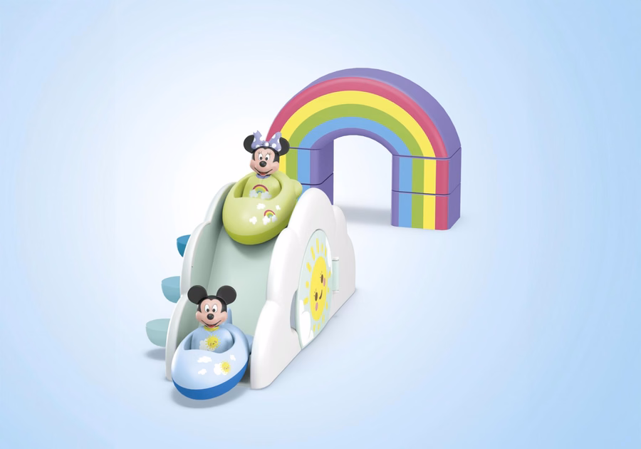 JUNIOR y Disney: El hogar en la nube de Mickey Mouse y Minnie Mouse