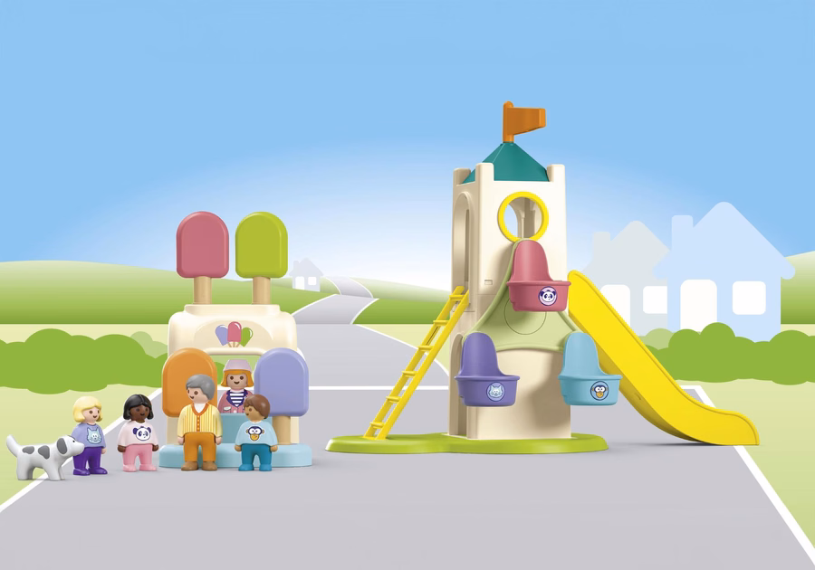 JUNIOR: Torre de aventuras con puesto de helados