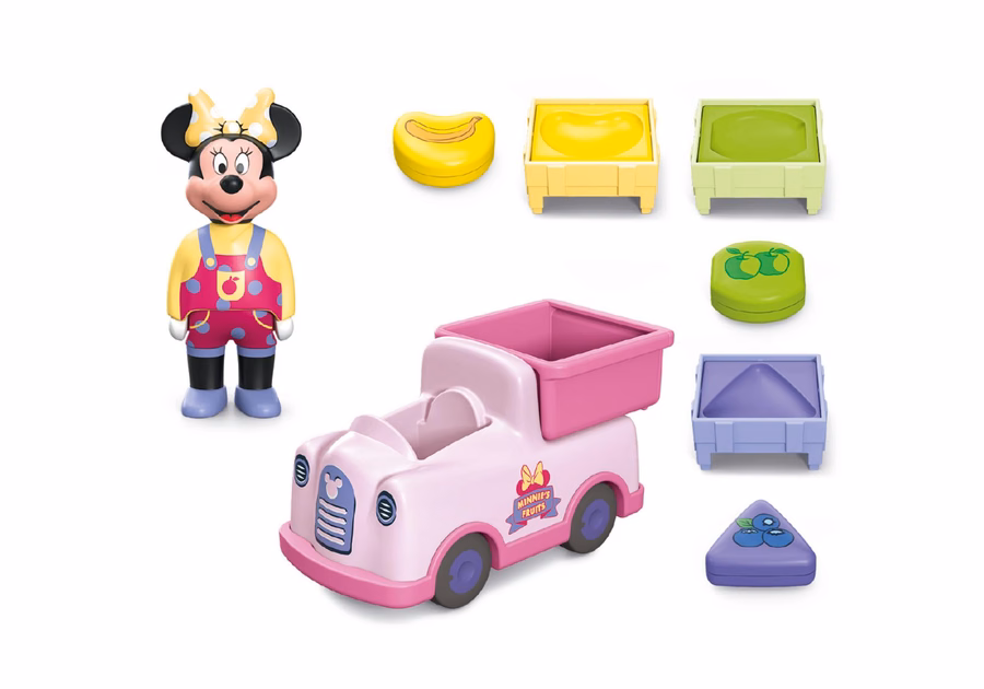 JUNIOR y Disney: El camión clasificador de frutas por colores de Minnie Mouse