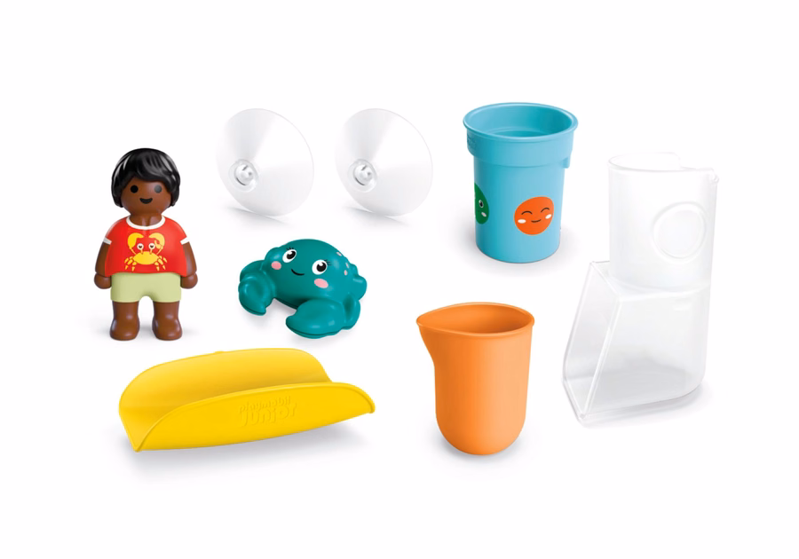 JUNIOR AQUA: Tanque de agua para verter y jugar con tobogán.