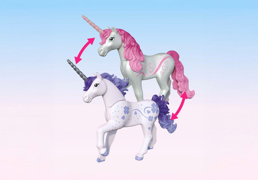 Unicornio coleccionable: Lavanda de la suerte con hada