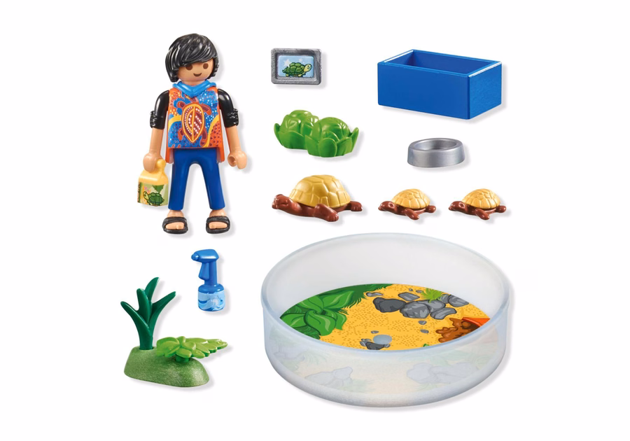 Terrario de tortugas