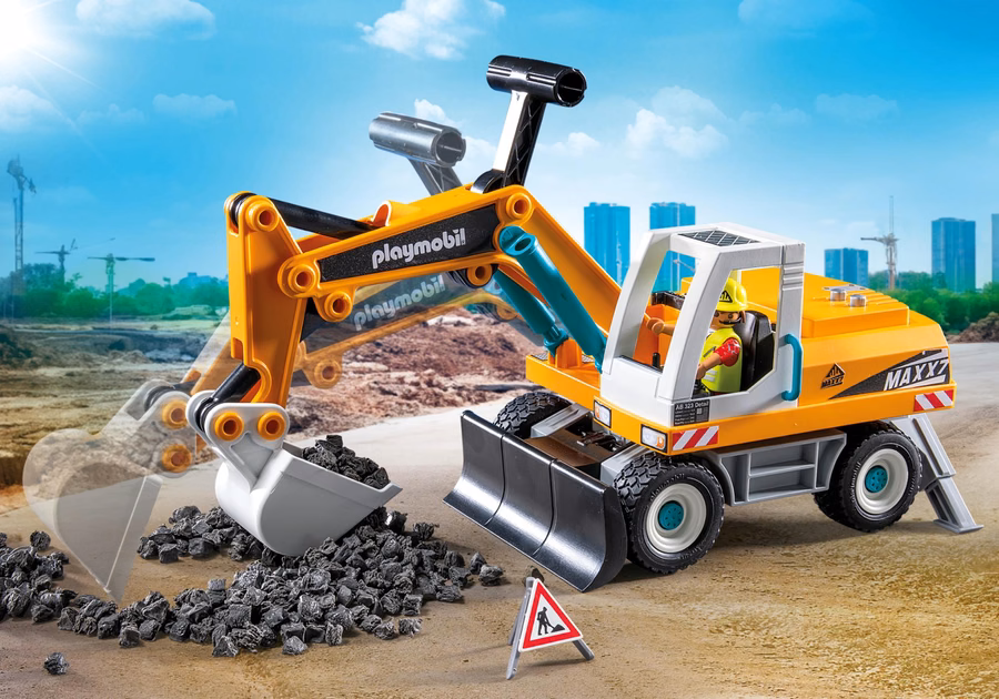 Excavadora grande